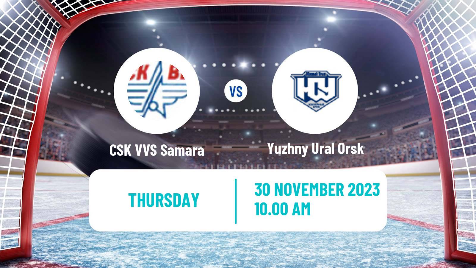 Hockey VHL CSK VVS Samara - Yuzhny Ural Orsk