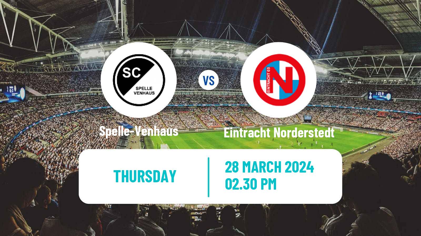 Soccer German Regionalliga North Spelle-Venhaus - Eintracht Norderstedt