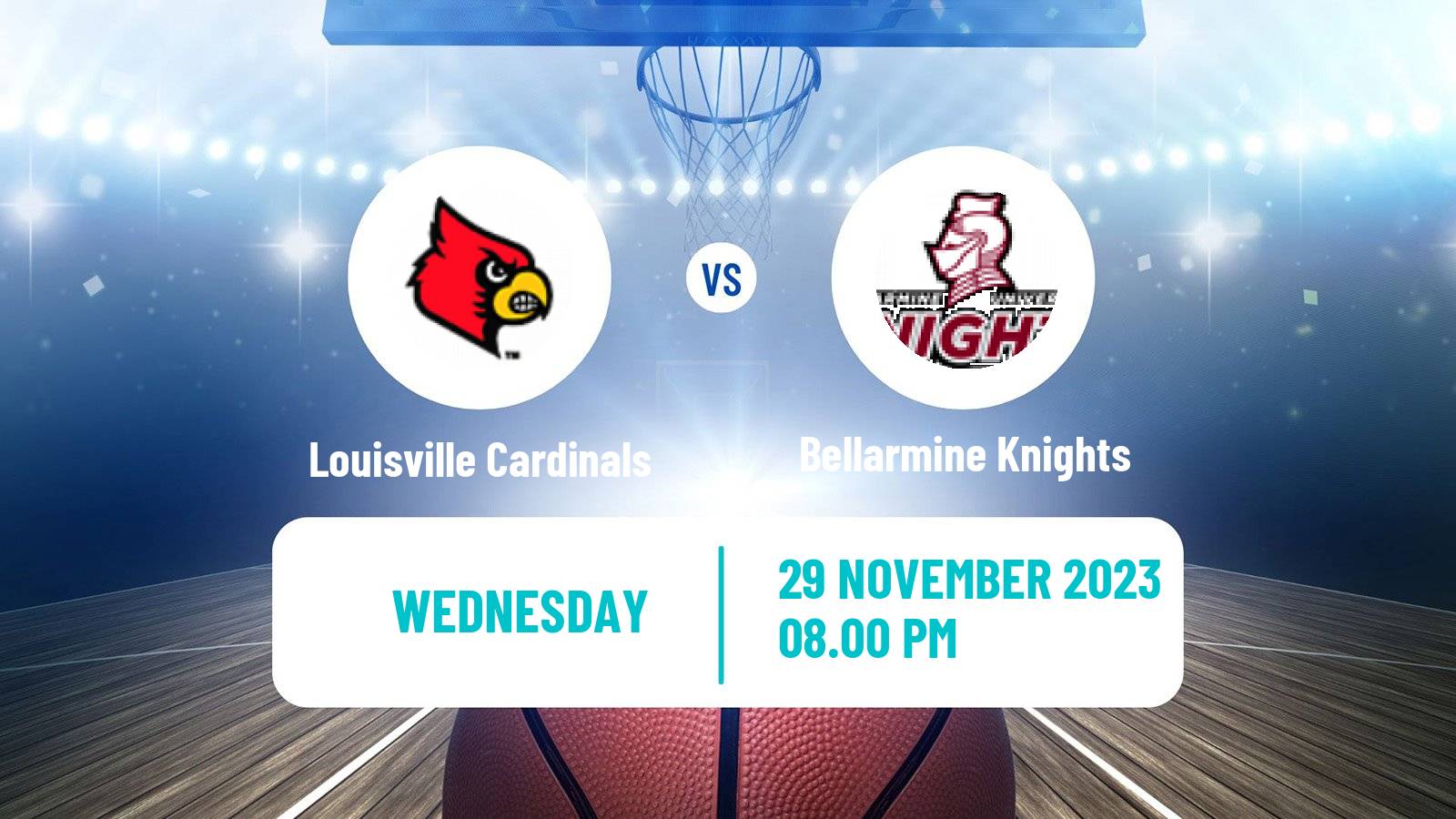 Basketball NCAA College Basketball Louisville Cardinals - Bellarmine Knights