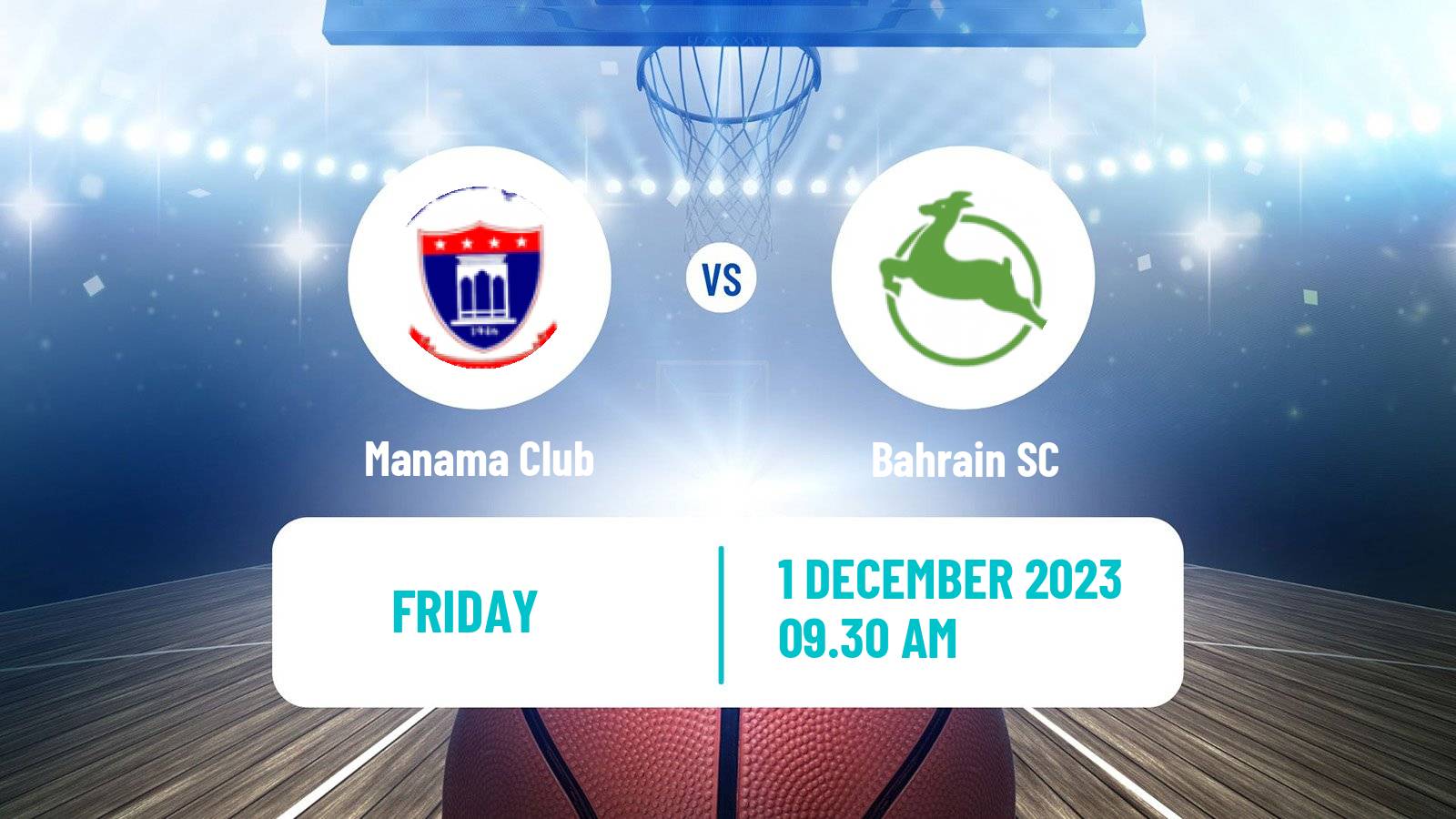 Basketball Bahraini Premier League Basketball Manama Club - Bahrain SC
