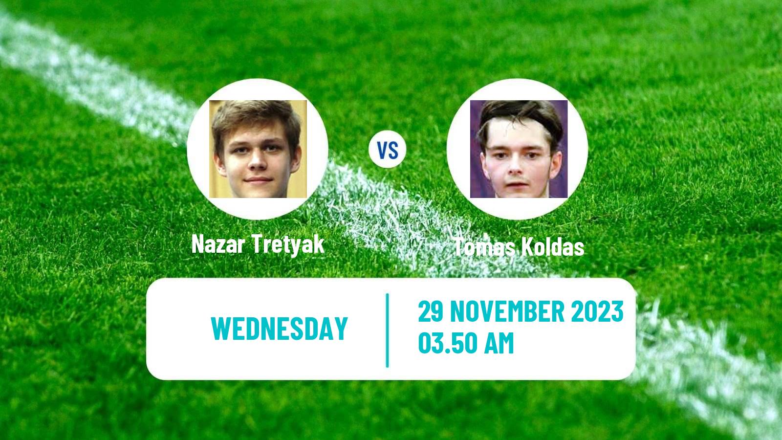 Table tennis Tt Star Series Men Nazar Tretyak - Tomas Koldas