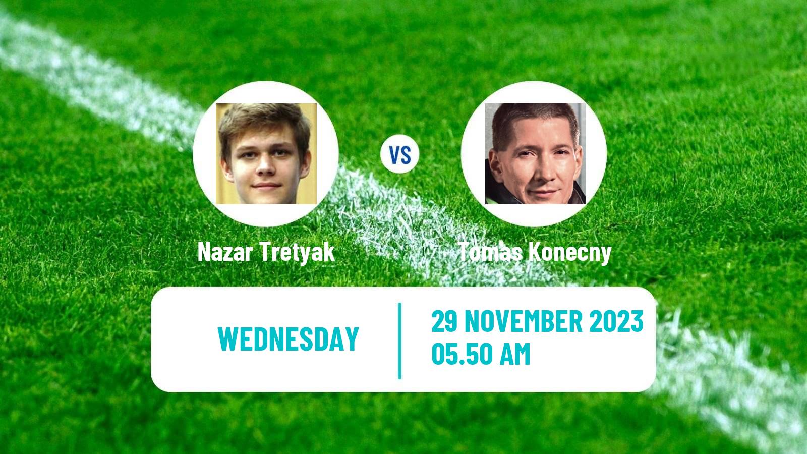 Table tennis Tt Star Series Men Nazar Tretyak - Tomas Konecny