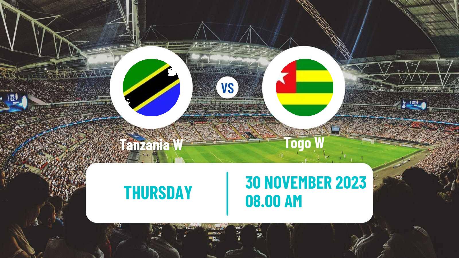 Soccer Africa Cup of Nations Women Tanzania W - Togo W