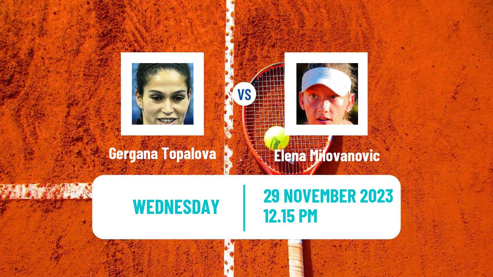 Tennis ITF W60 Trnava 3 Women Gergana Topalova - Elena Milovanovic