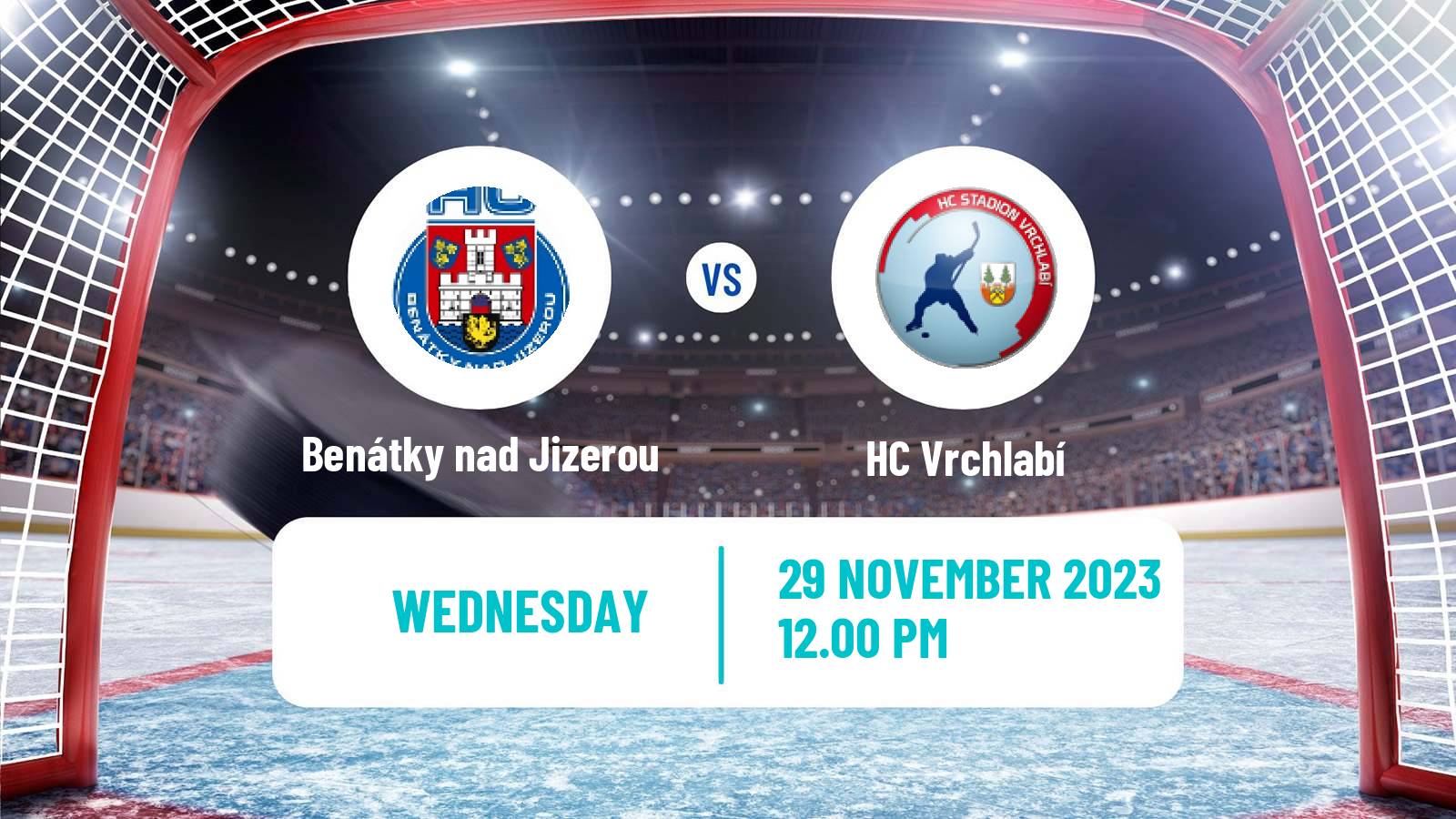 Hockey Czech 2 Liga Hockey West Benátky nad Jizerou - Vrchlabí