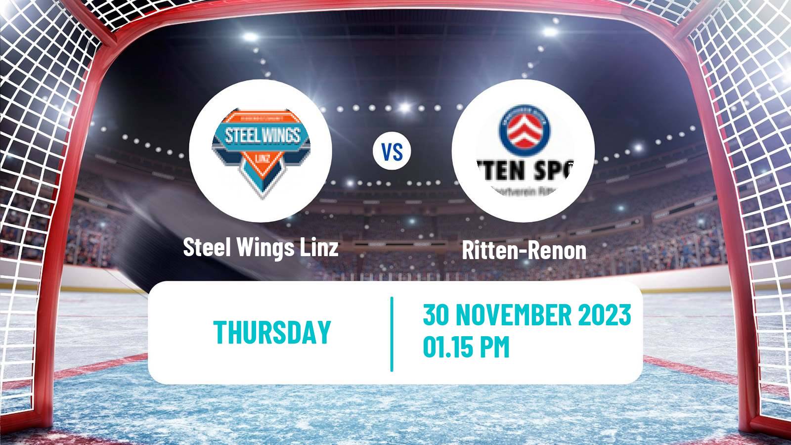 Hockey Alps Hockey League Steel Wings Linz - Ritten-Renon