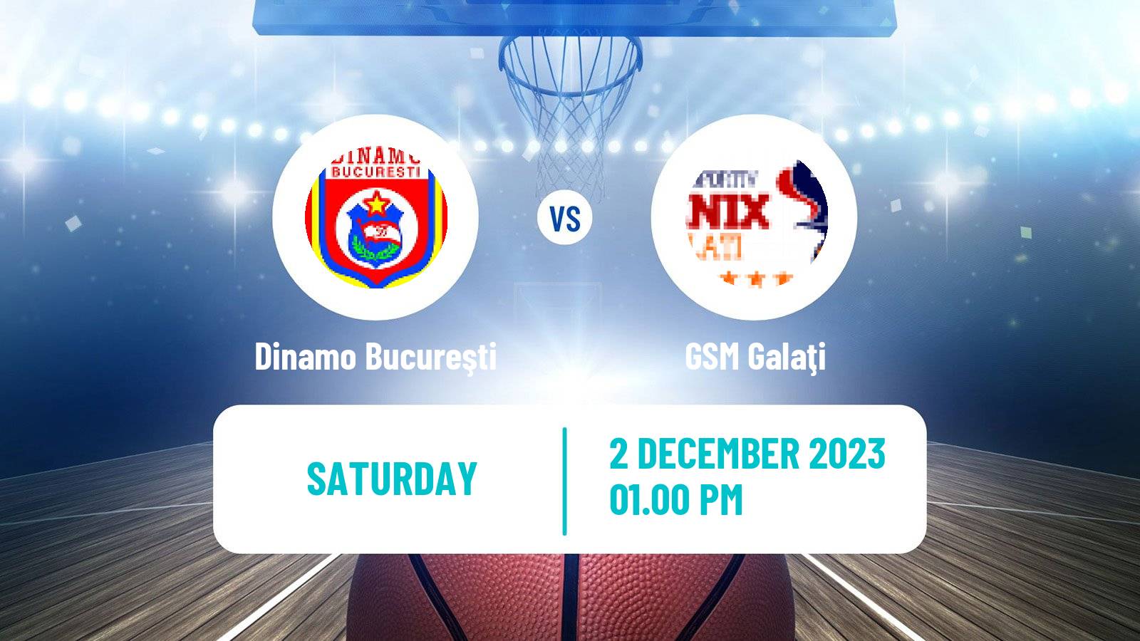 Basketball Romanian Divizia A Basketball Dinamo Bucureşti - GSM Galaţi