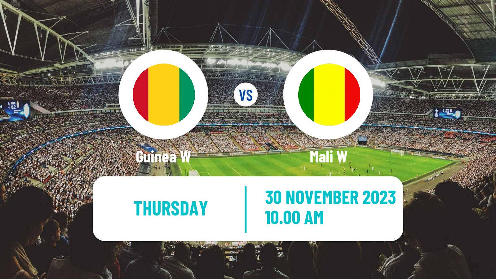Soccer Africa Cup of Nations Women Guinea W - Mali W