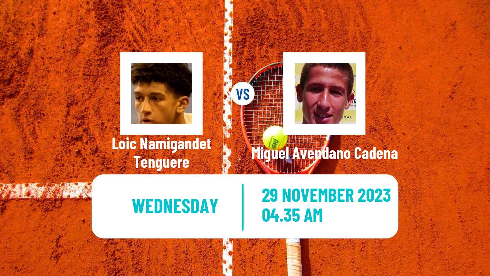 Tennis ITF M15 Madrid 2 Men Loic Namigandet Tenguere - Miguel Avendano Cadena