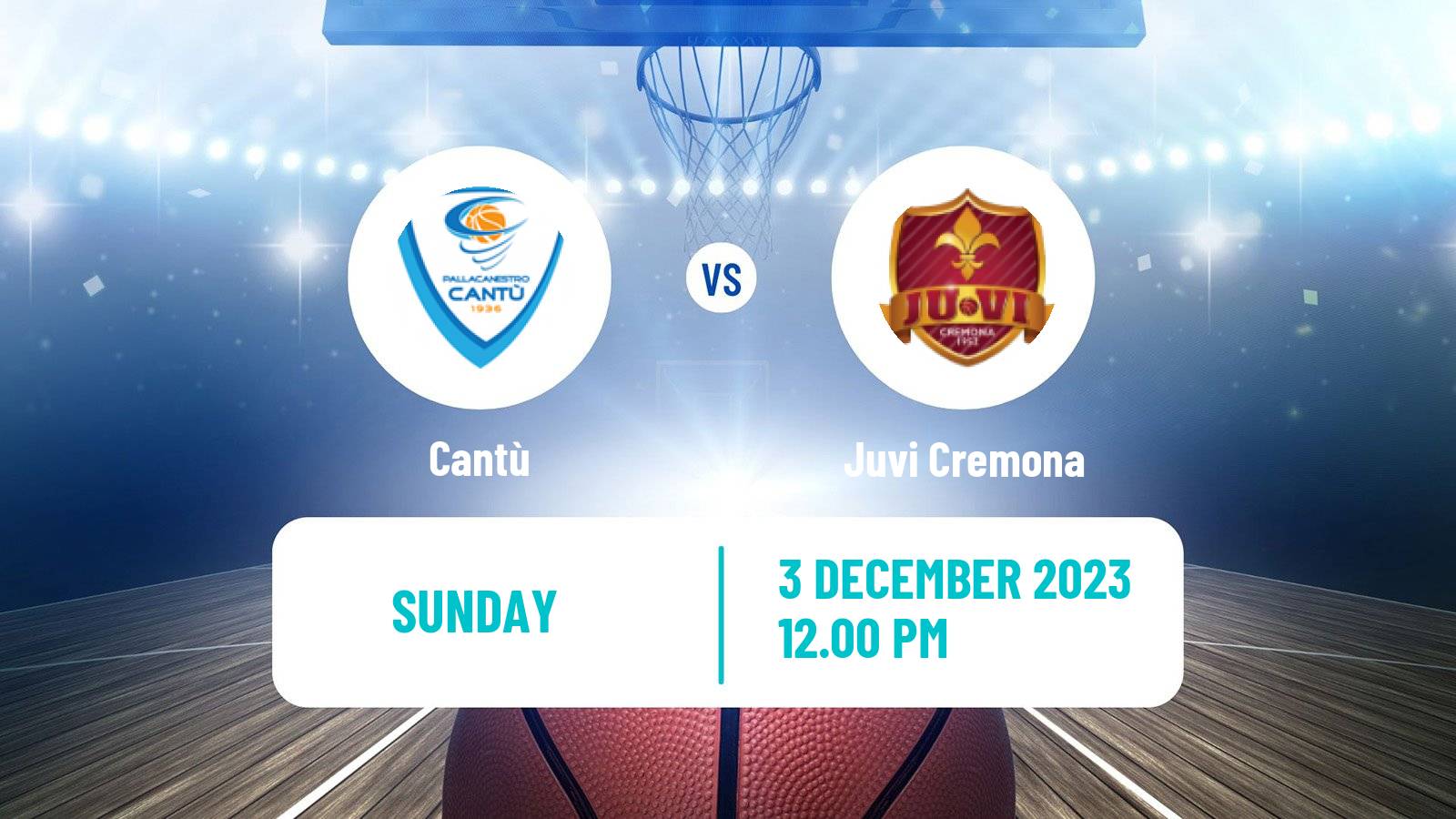 Basketball Italian Serie A2 Basketball Cantù - Juvi Cremona