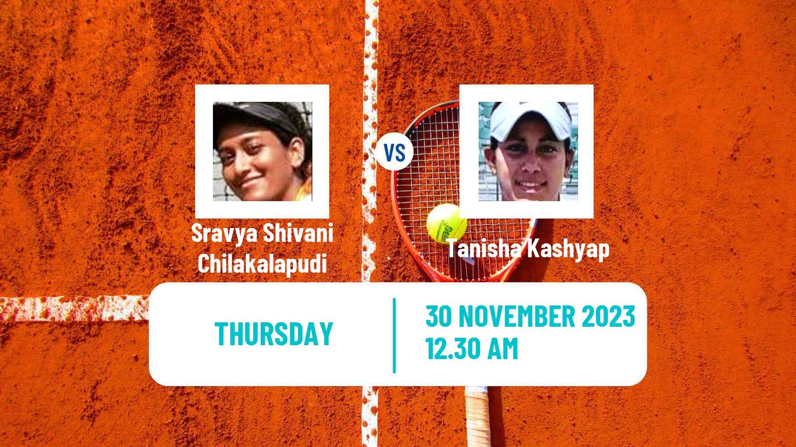 Tennis ITF W15 Ahmedabad Women Sravya Shivani Chilakalapudi - Tanisha Kashyap