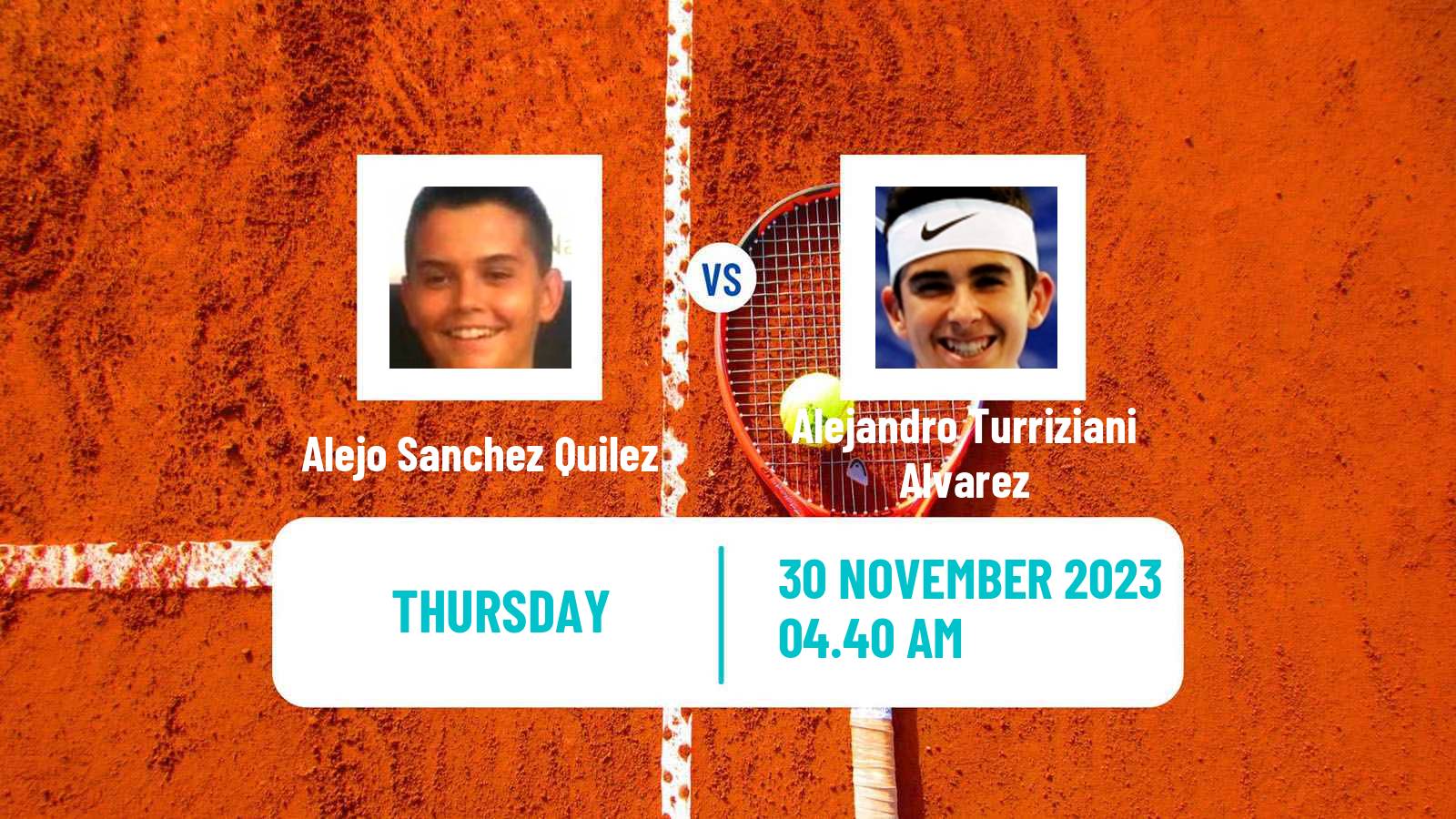 Tennis ITF M15 Madrid 2 Men Alejo Sanchez Quilez - Alejandro Turriziani Alvarez