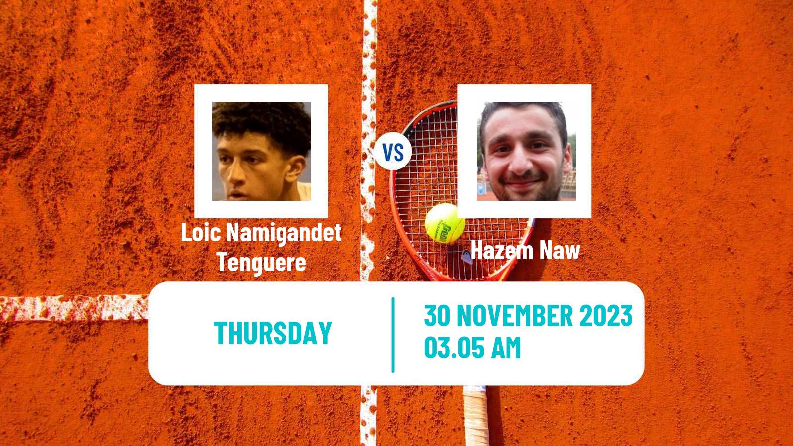 Tennis ITF M15 Madrid 2 Men Loic Namigandet Tenguere - Hazem Naw