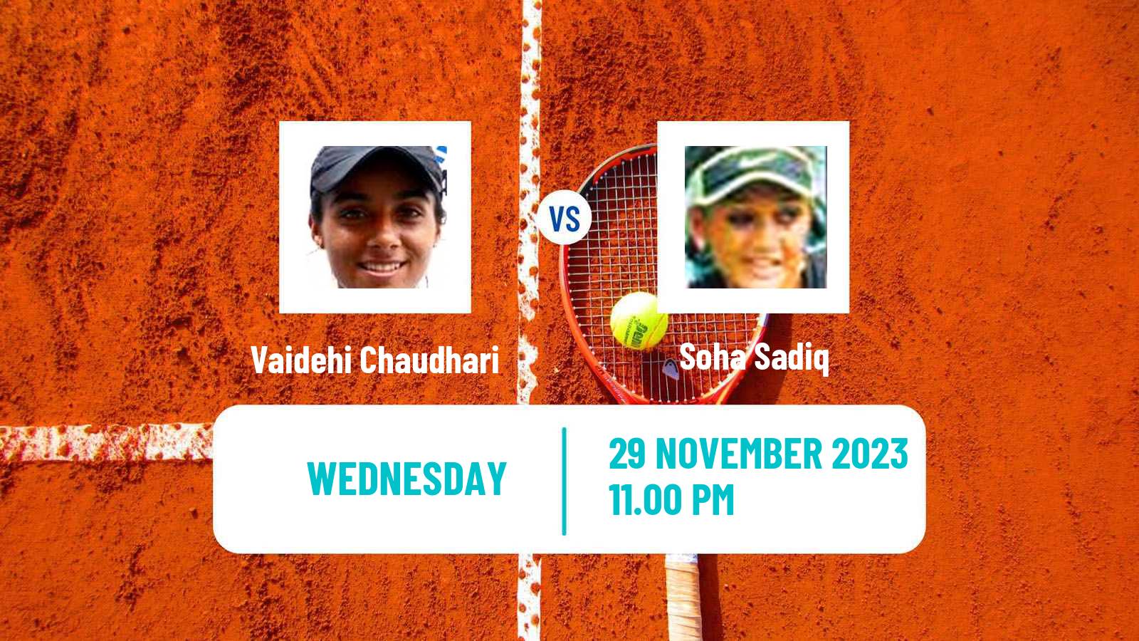 Tennis ITF W15 Ahmedabad Women Vaidehi Chaudhari - Soha Sadiq