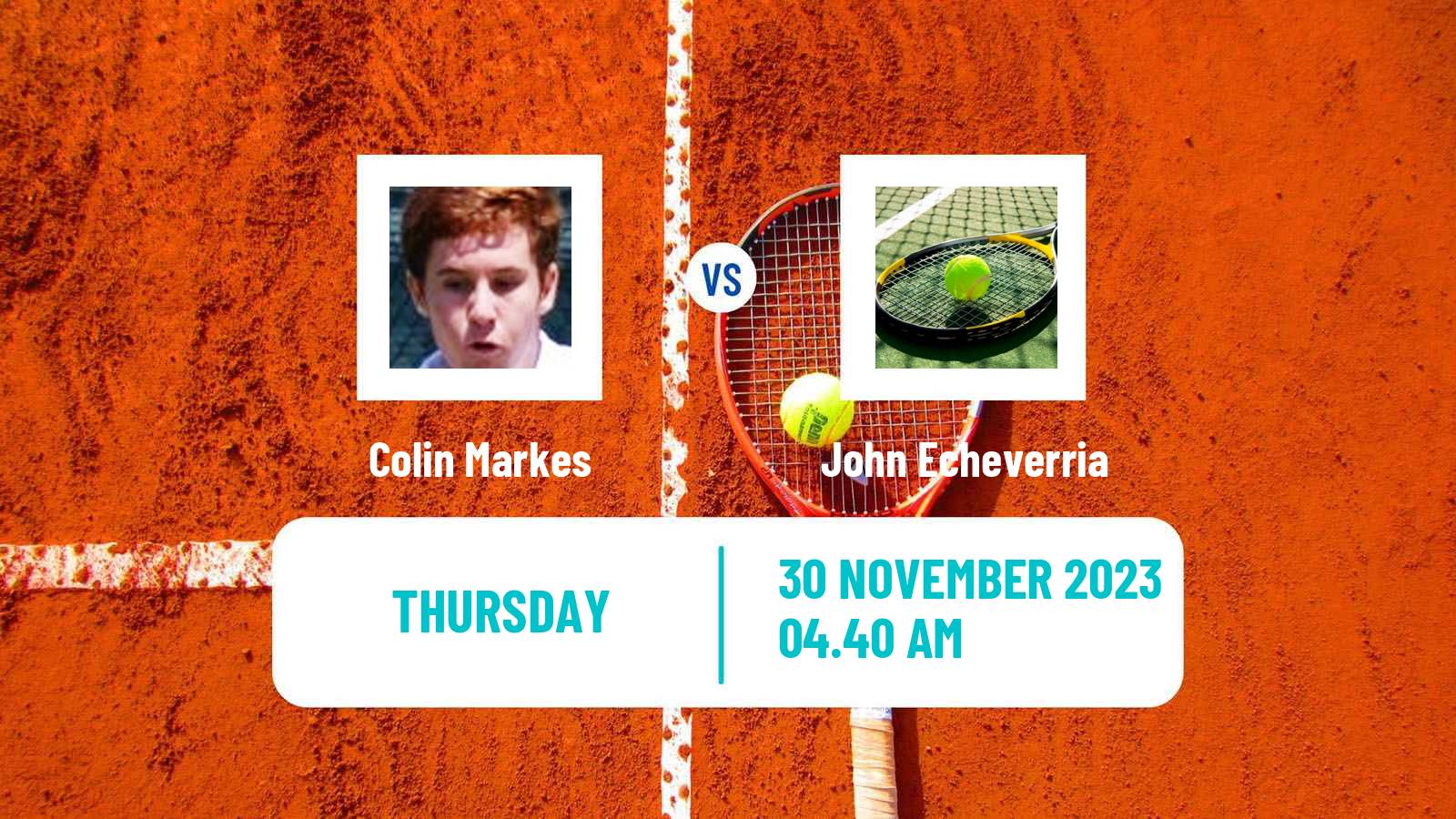 Tennis ITF M15 Madrid 2 Men Colin Markes - John Echeverria