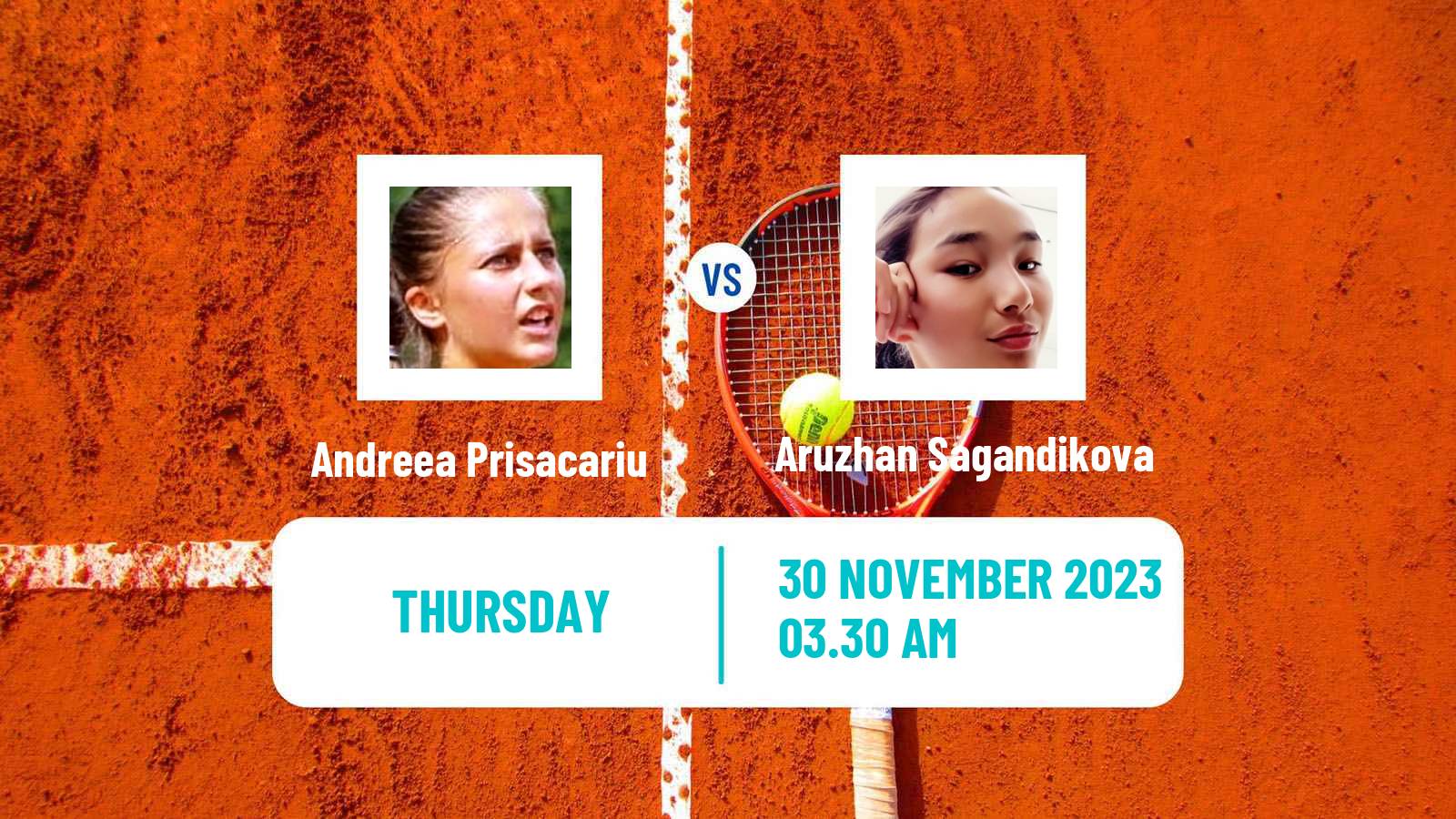 Tennis ITF W15 Monastir 42 Women Andreea Prisacariu - Aruzhan Sagandikova