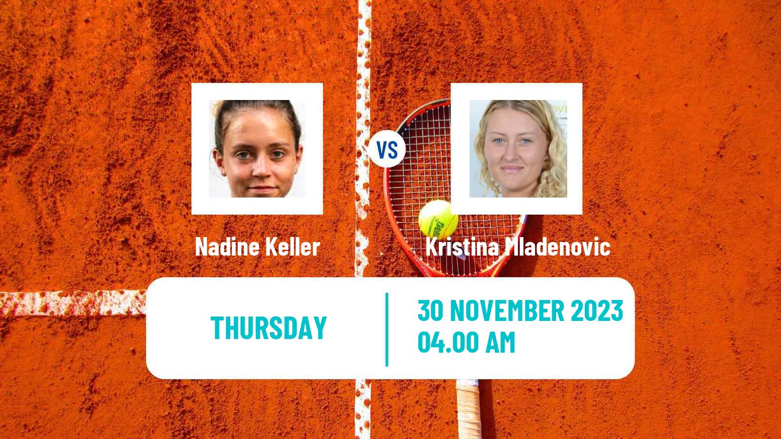 Tennis ITF W60 Trnava 3 Women Nadine Keller - Kristina Mladenovic