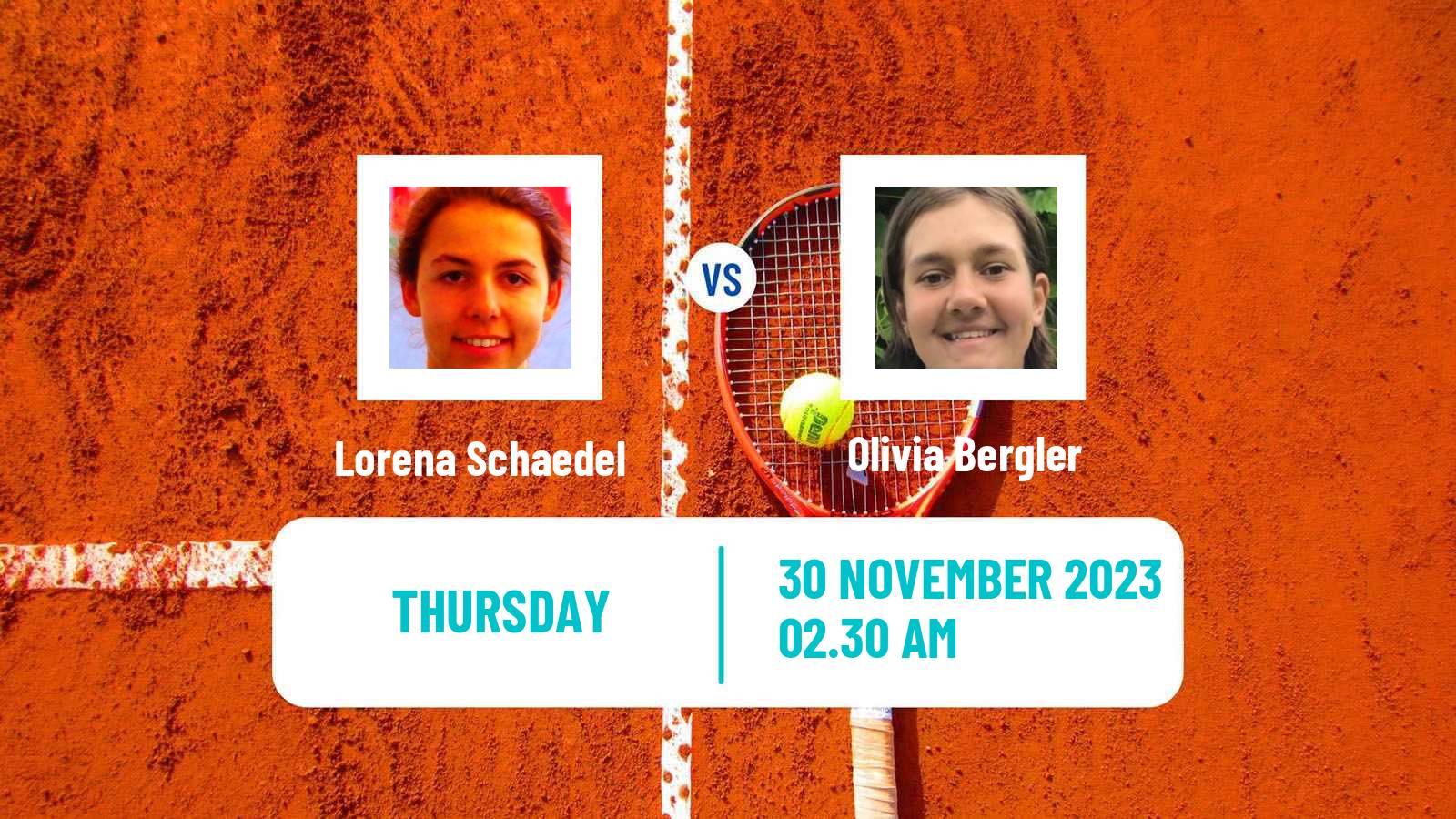 Tennis ITF W15 Sharm Elsheikh 20 Women Lorena Schaedel - Olivia Bergler