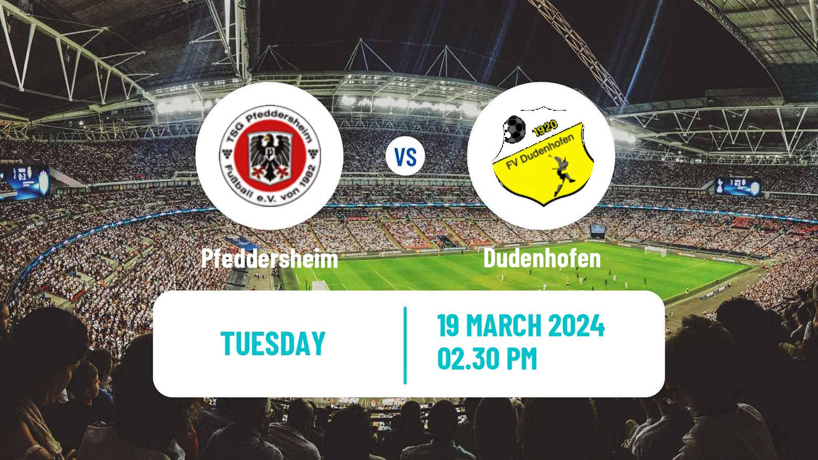 Soccer German Oberliga Rheinland-Pfalz/Saar Pfeddersheim - Dudenhofen
