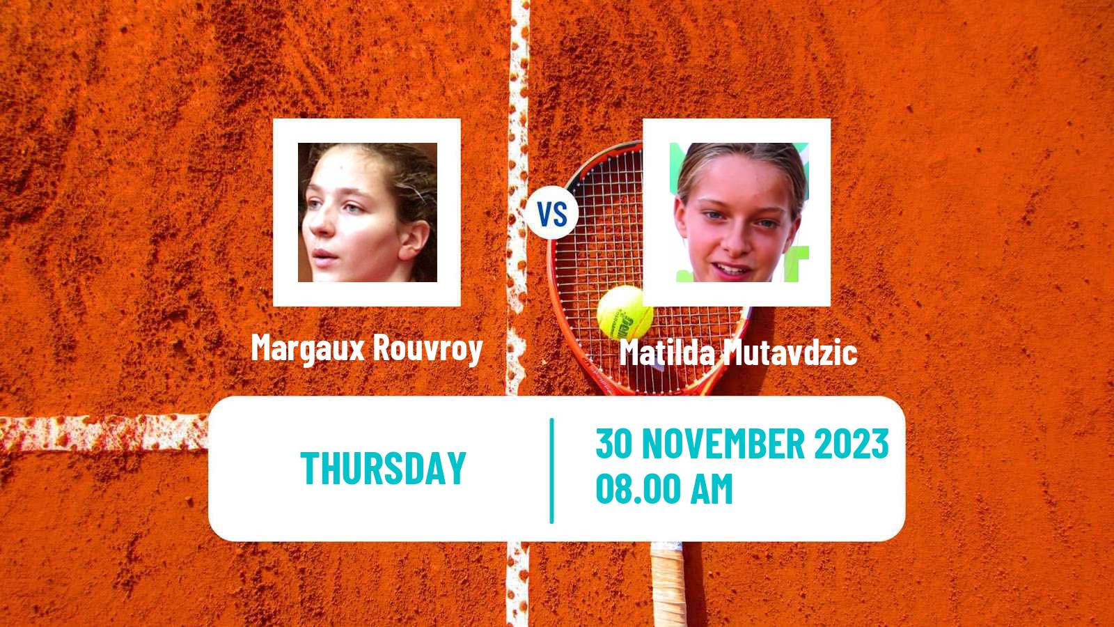 Tennis ITF W25 Lousada 2 Women Margaux Rouvroy - Matilda Mutavdzic