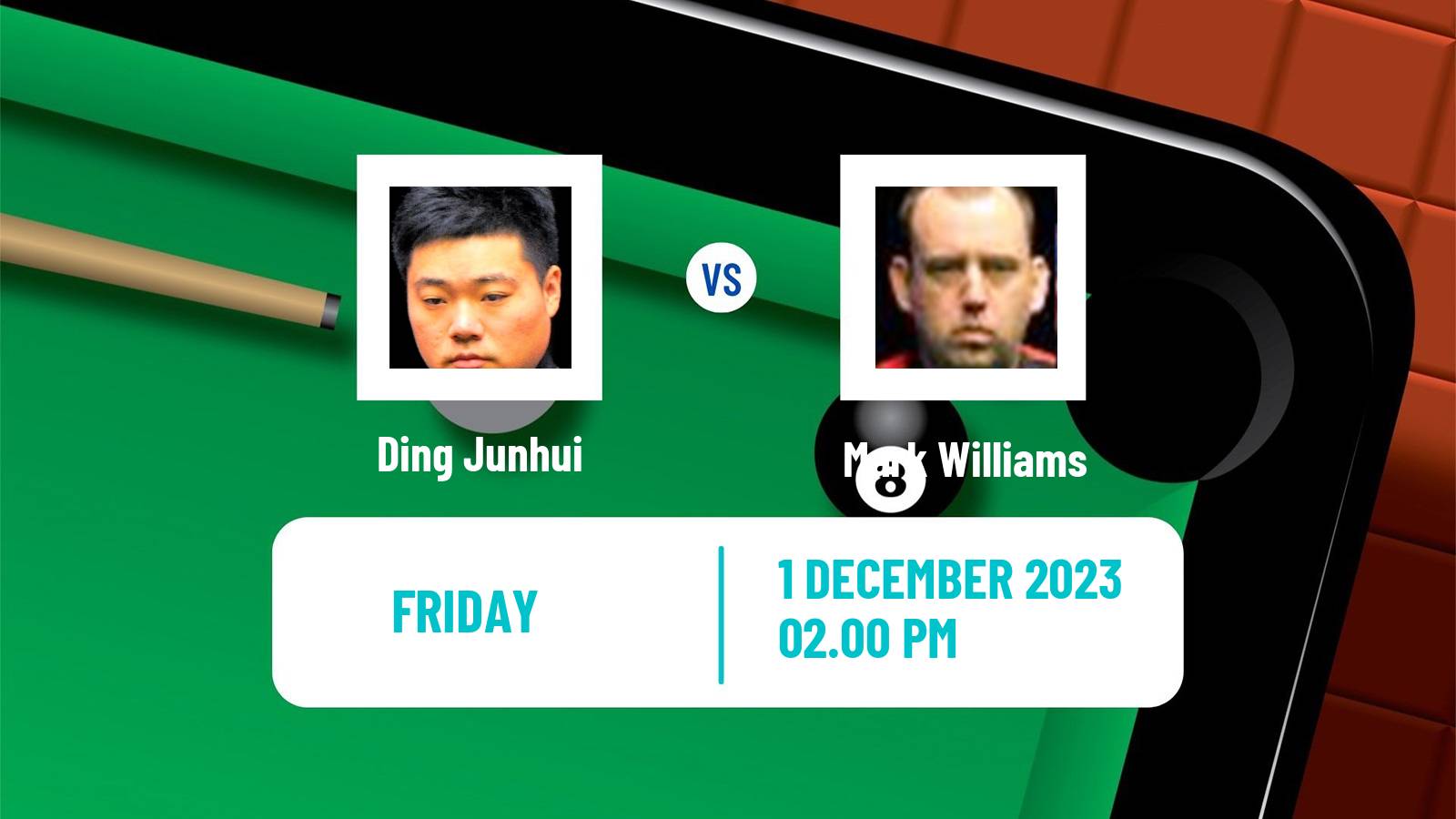 Snooker Uk Championship Ding Junhui - Mark Williams