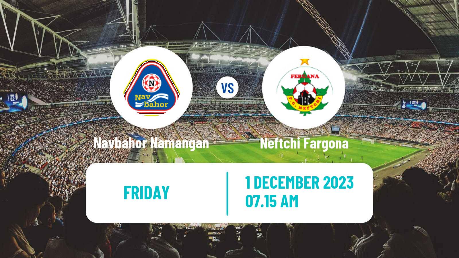 Soccer Uzbek League Navbahor Namangan - Neftchi Fargona
