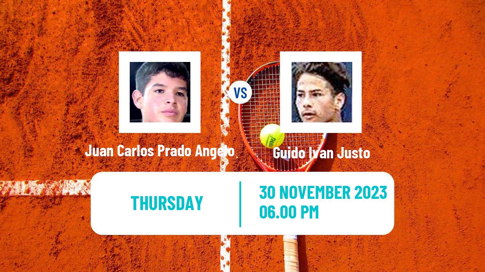 Tennis ITF M15 Santa Cruz 2 Men Juan Carlos Prado Angelo - Guido Ivan Justo