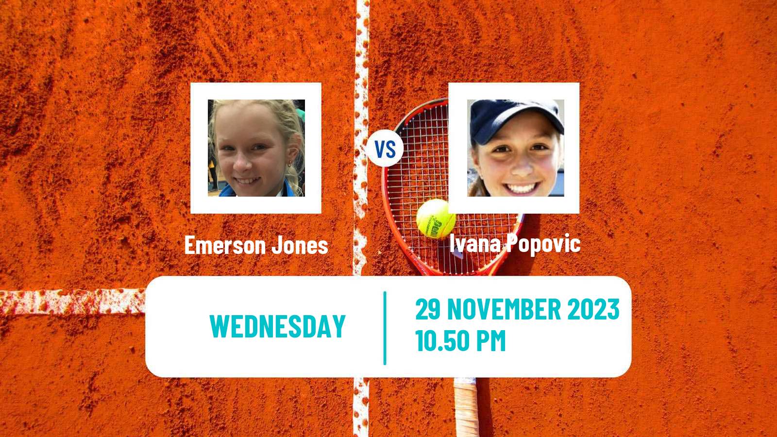 Tennis ITF W60 Gold Coast Women Emerson Jones - Ivana Popovic