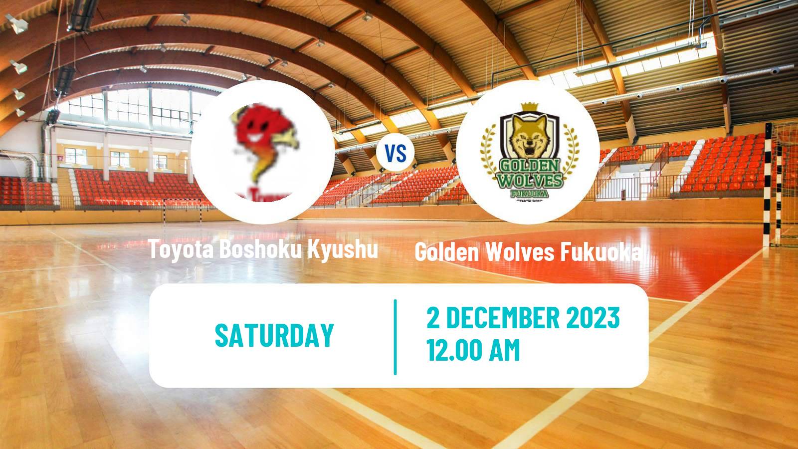 Handball Japan JHL Handball Toyota Boshoku Kyushu - Golden Wolves Fukuoka