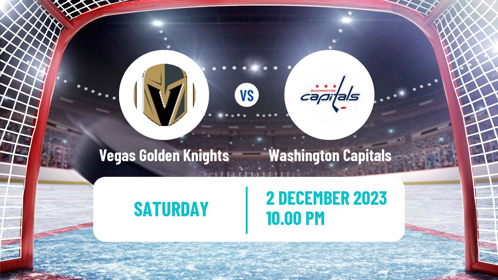 Hockey NHL Vegas Golden Knights - Washington Capitals