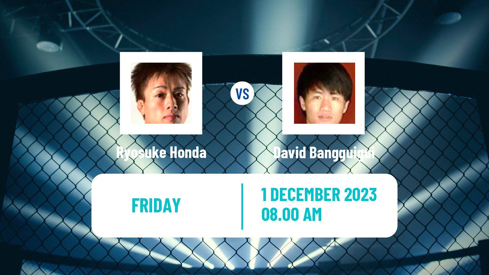 MMA Strawweight One Championship Men Ryosuke Honda - David Bangguigui