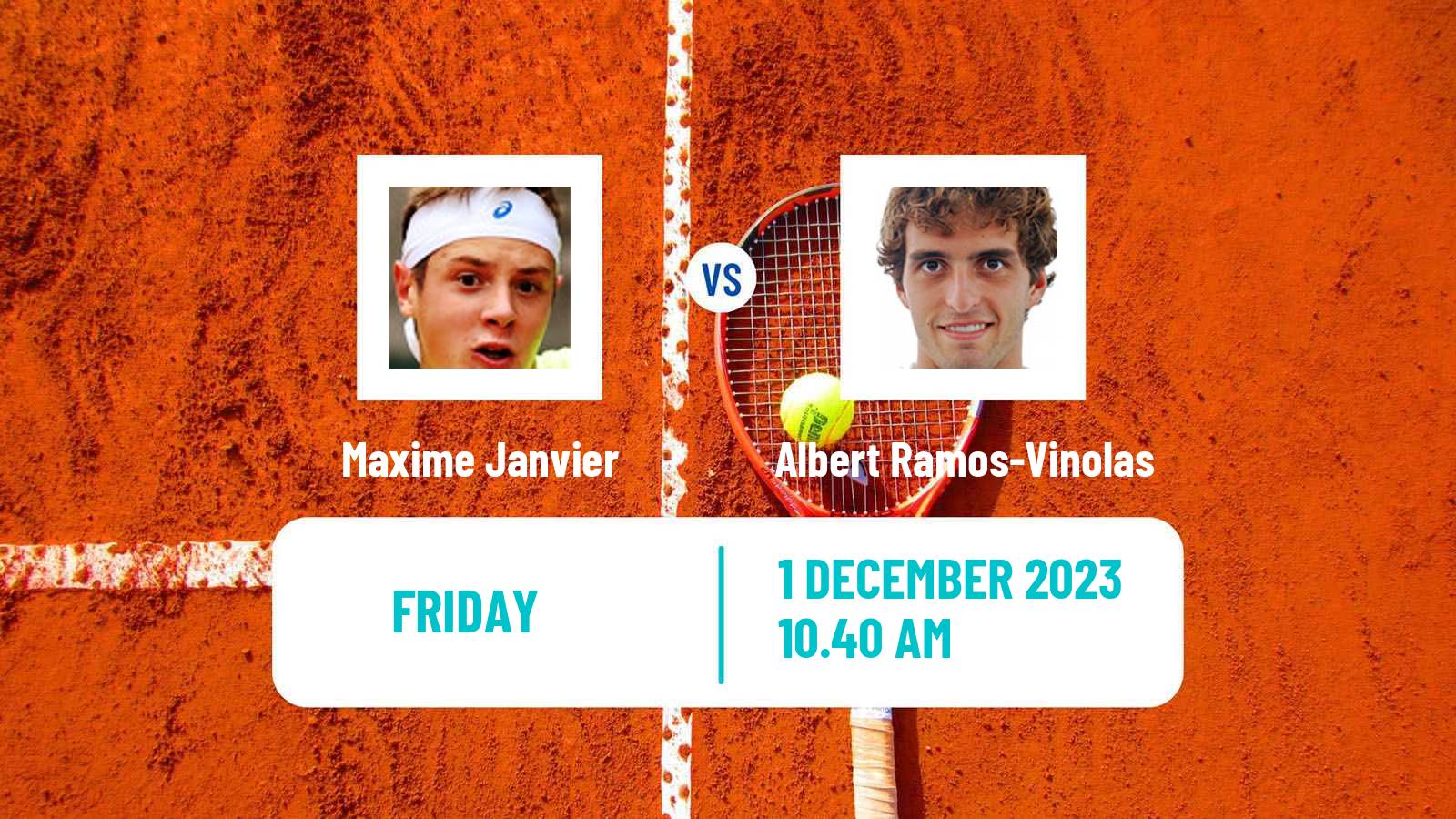 Tennis Maia Challenger Men Maxime Janvier - Albert Ramos-Vinolas