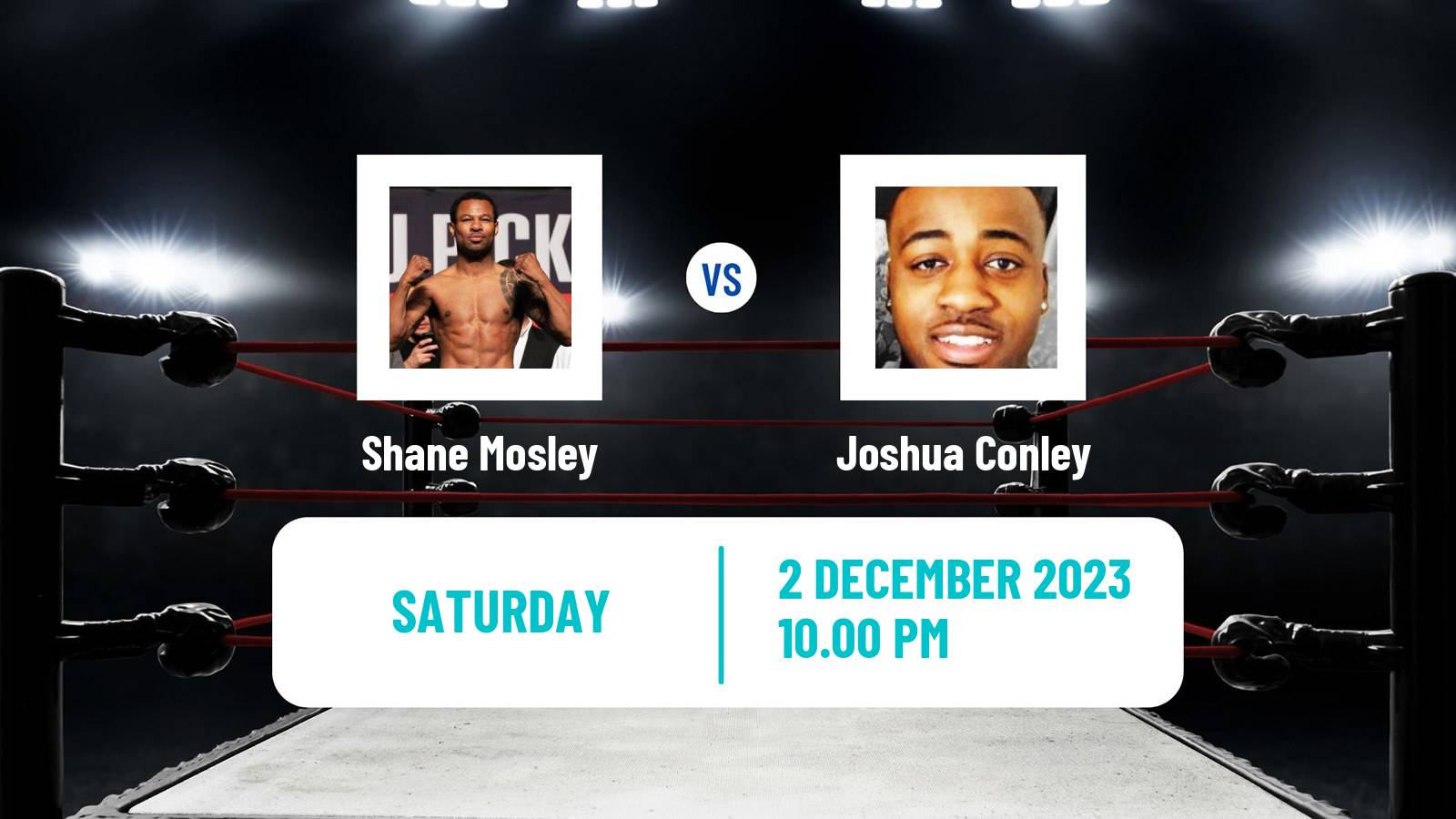 Boxing Middleweight Others Matches Men Shane Mosley - Joshua Conley