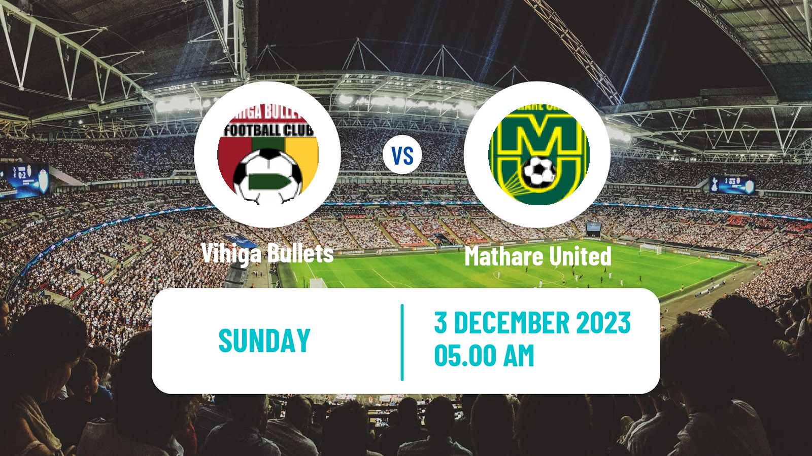 Soccer Kenyan Super League Vihiga Bullets - Mathare United