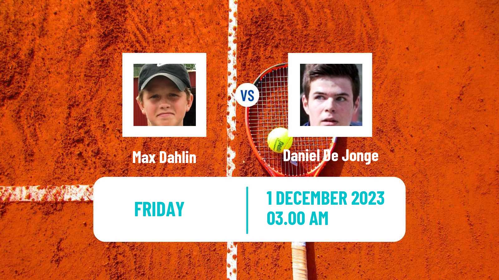 Tennis ITF M15 Limassol 2 Men Max Dahlin - Daniel De Jonge