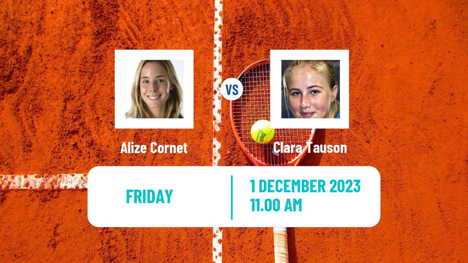 Tennis Andorra Challenger Women Alize Cornet - Clara Tauson