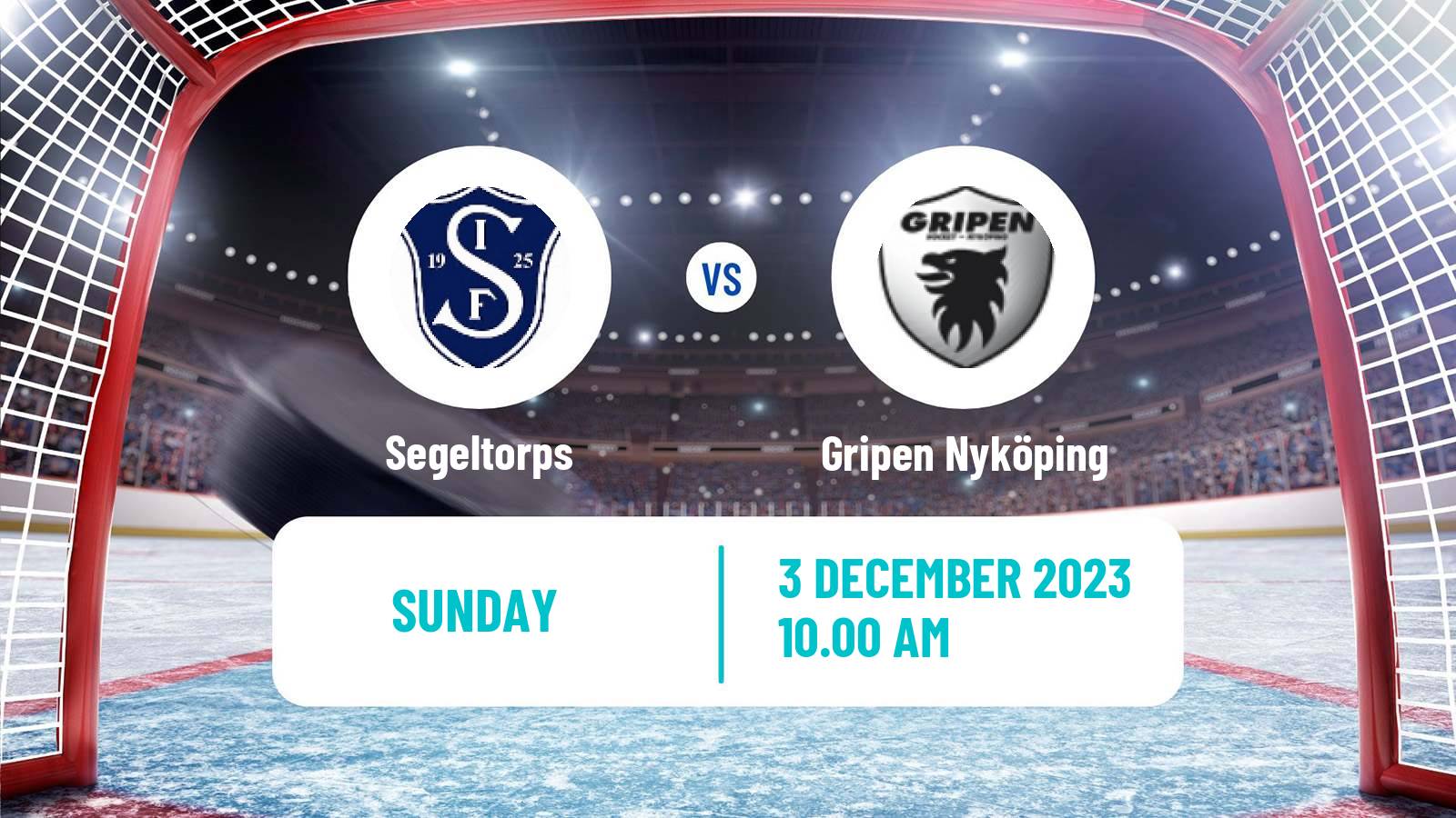 Hockey Swedish HockeyEttan Ostra Segeltorps - Gripen Nyköping
