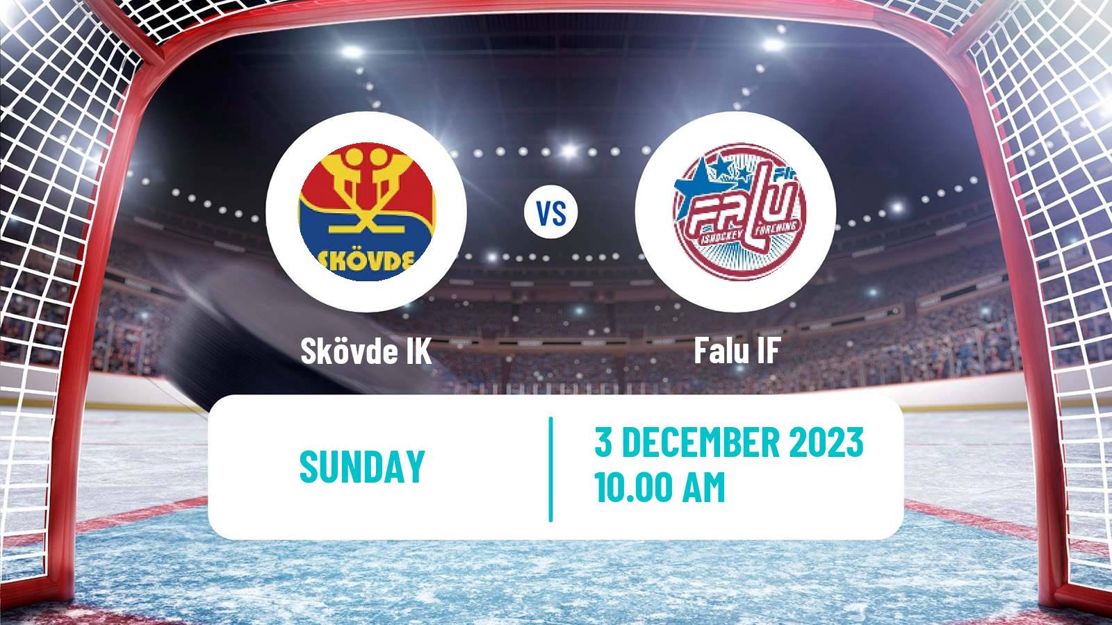 Hockey Swedish HockeyEttan Vastra Skövde - Falu