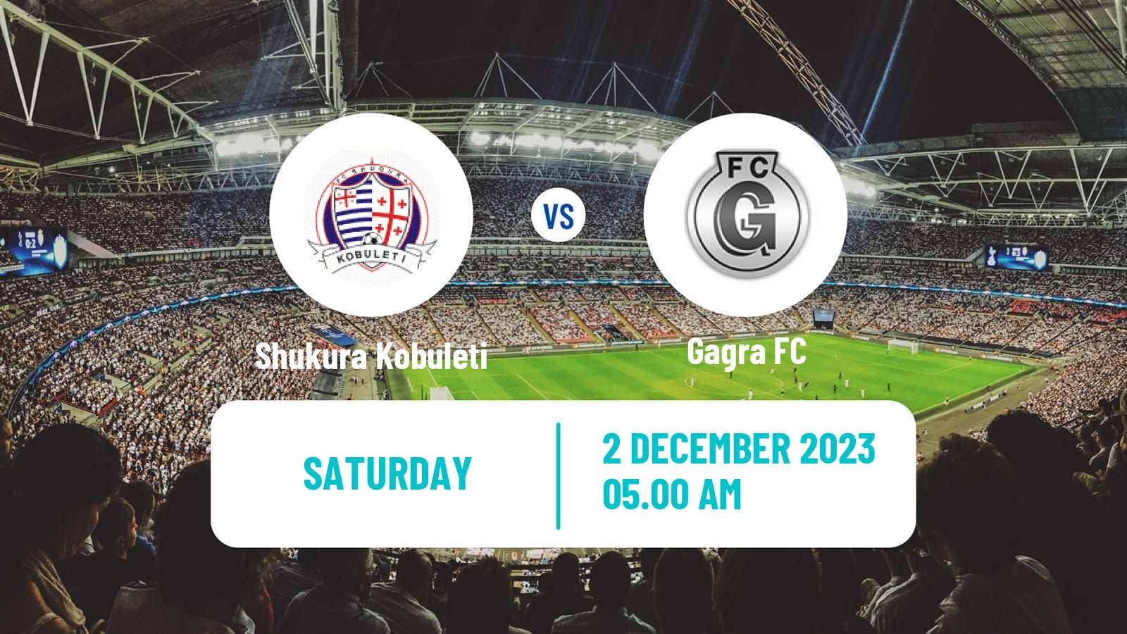 Soccer Georgian Erovnuli Liga Shukura Kobuleti - Gagra