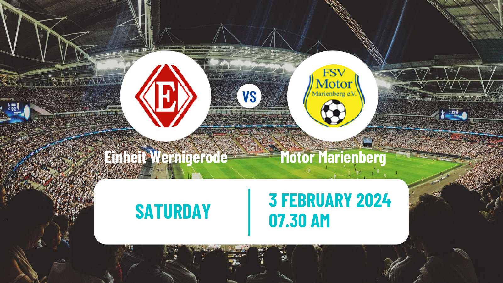 Soccer German Oberliga NOFV- Süd Einheit Wernigerode - Motor Marienberg
