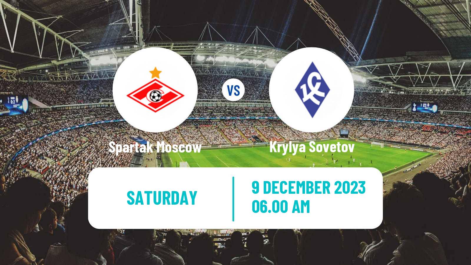 Soccer Russian Premier League Spartak Moscow - Krylya Sovetov
