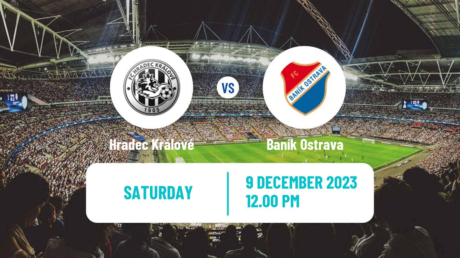 Soccer Czech 1 Liga Hradec Králové - Baník Ostrava