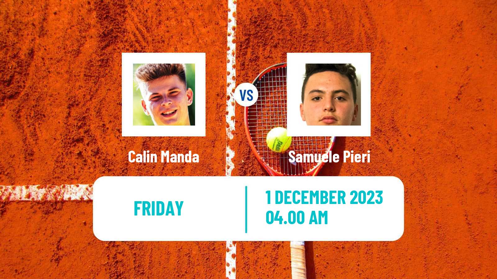 Tennis ITF M15 Antalya 18 Men Calin Manda - Samuele Pieri