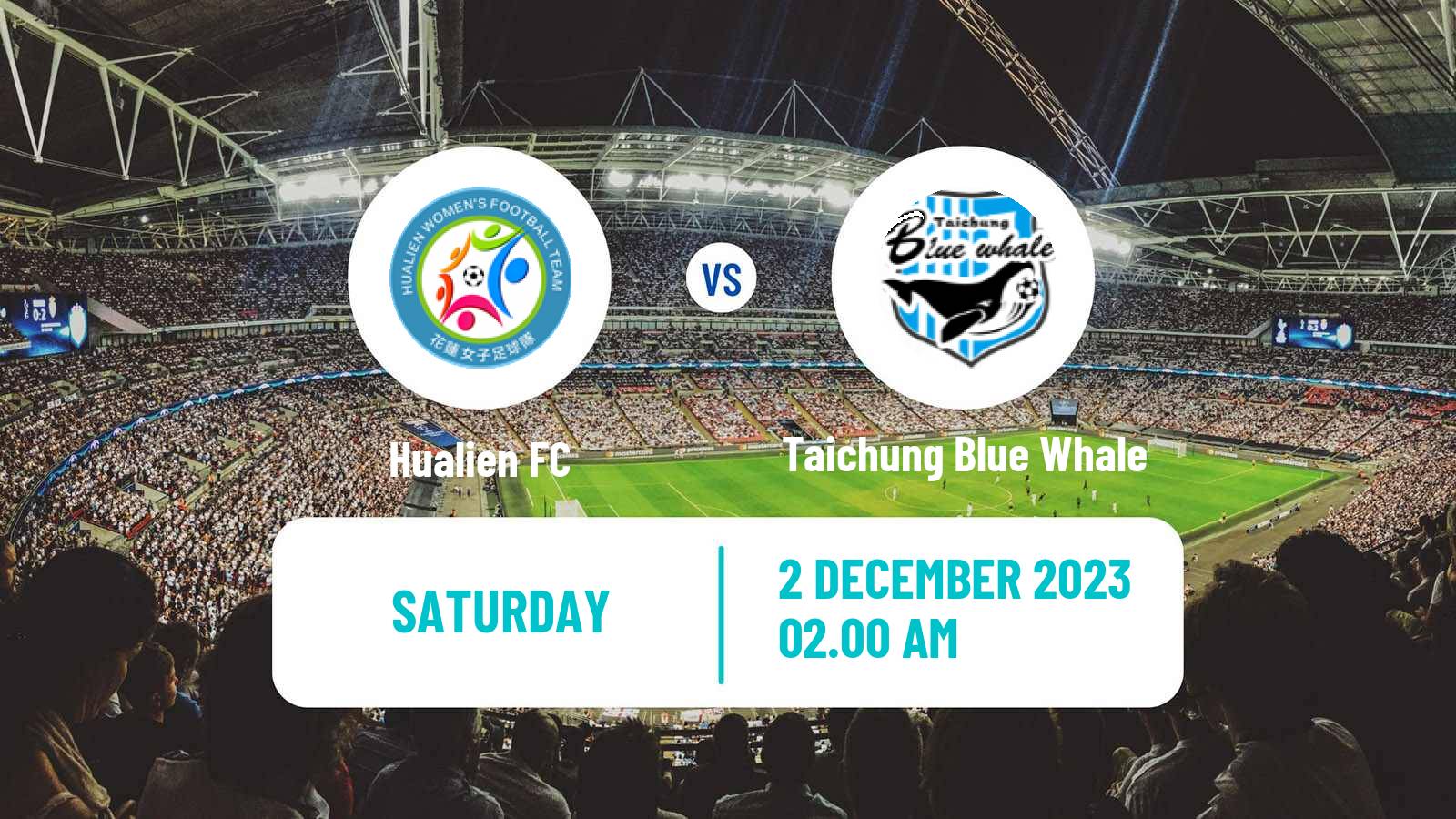Soccer Taiwan Football League Women Hualien - Taichung Blue Whale
