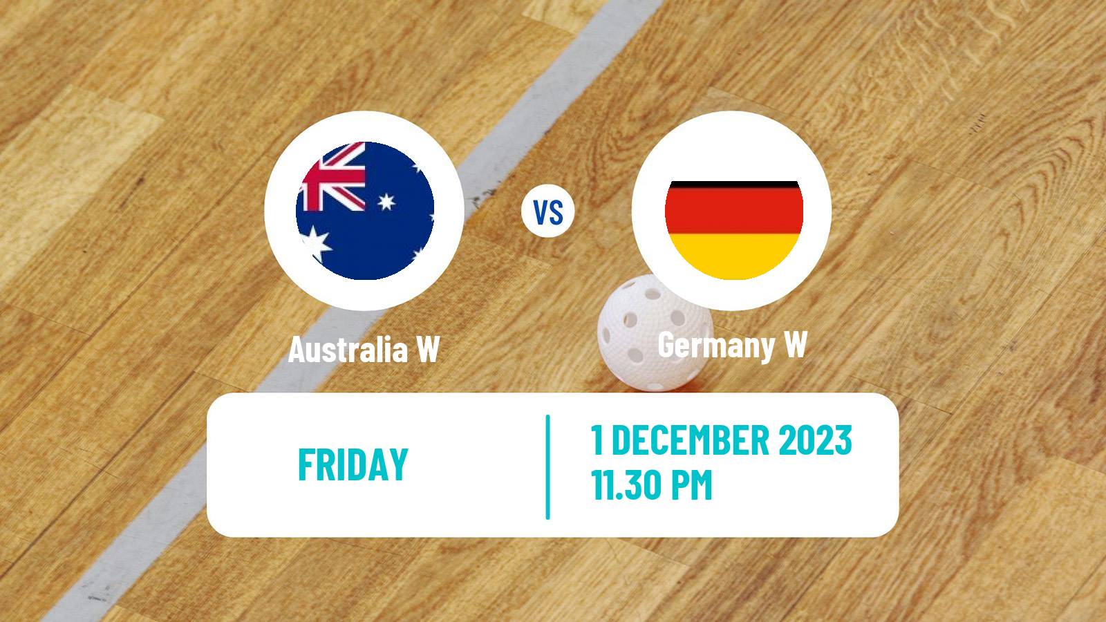 Floorball World Championship Floorball Women Australia W - Germany W