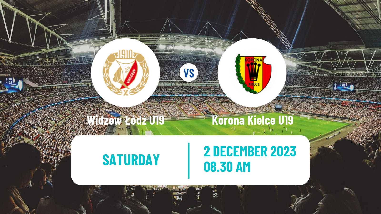 Soccer Polish Central Youth League Widzew Łódź U19 - Korona Kielce U19