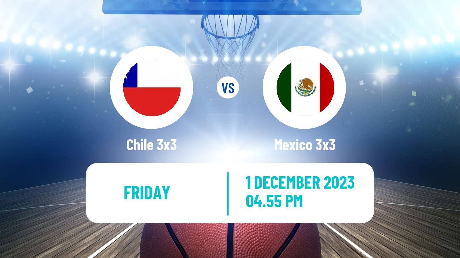 Basketball Americup 3x3 Chile 3x3 - Mexico 3x3