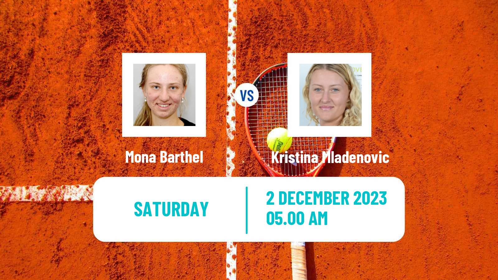 Tennis ITF W60 Trnava 3 Women Mona Barthel - Kristina Mladenovic