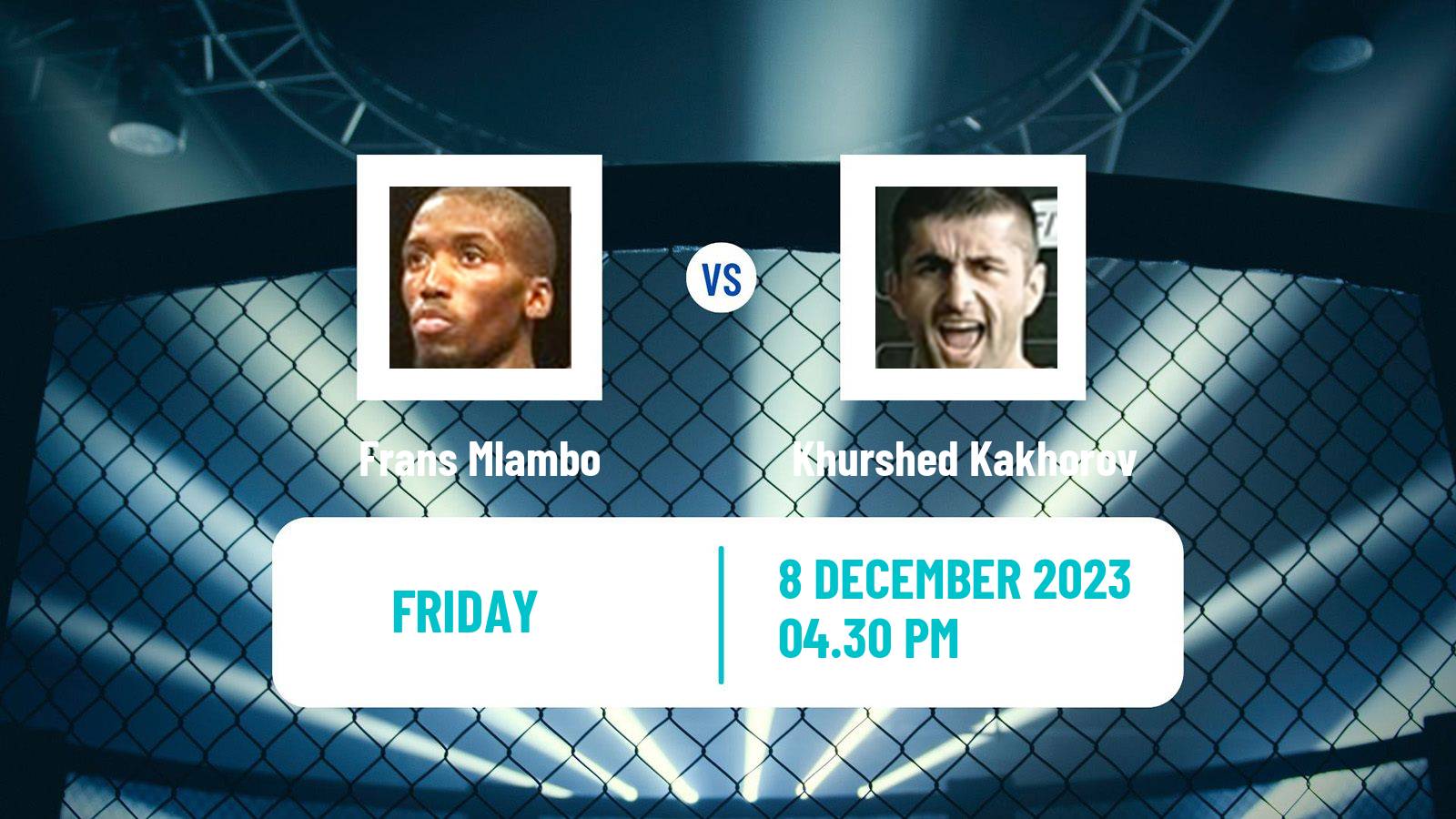 MMA Bantamweight Pfl Men Frans Mlambo - Khurshed Kakhorov