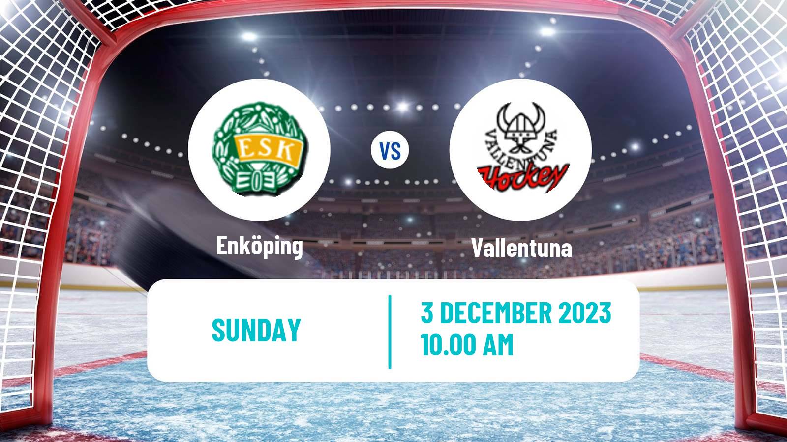 Hockey Swedish HockeyEttan Ostra Enköping - Vallentuna